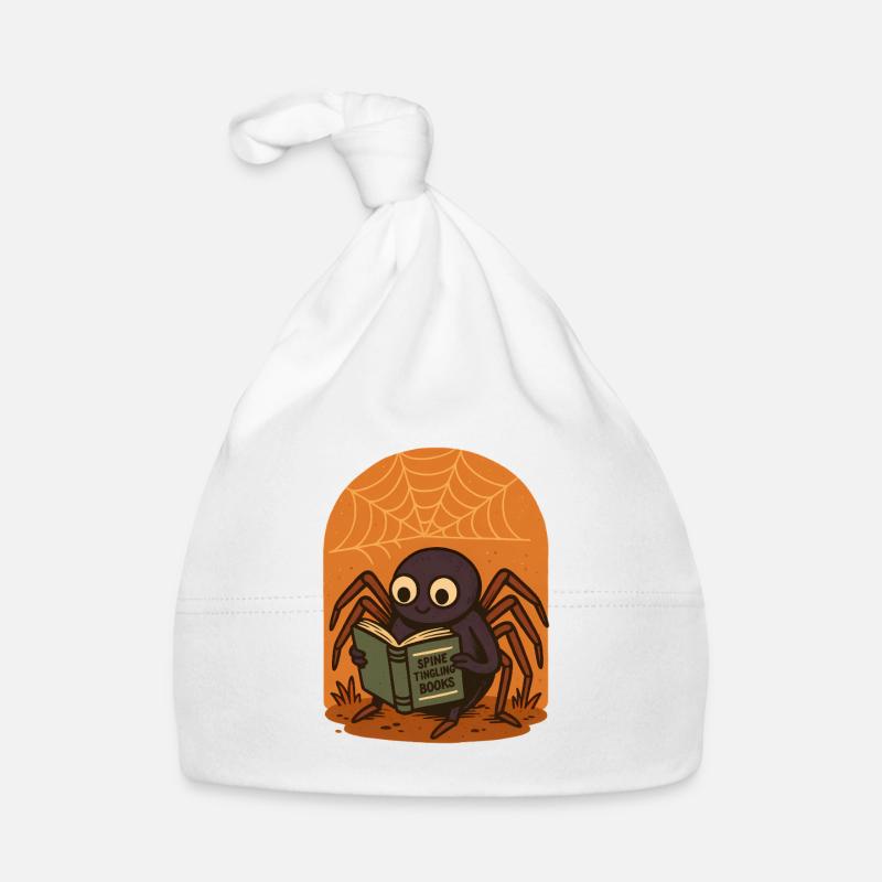 Conception d'insecte lecteur d'araignée avec coucher de soleil Bonnet bio Bébé