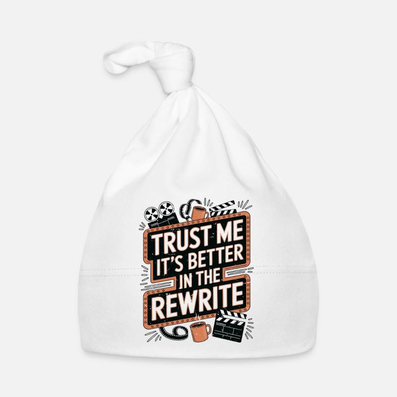 Screenwriter Trust Me It's Better In Scripwriting Baby Bio-Mütze
