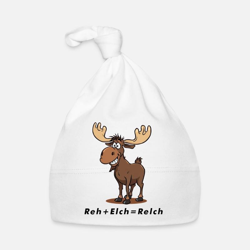 Roe deer + elk = Relch Organic Baby Cap