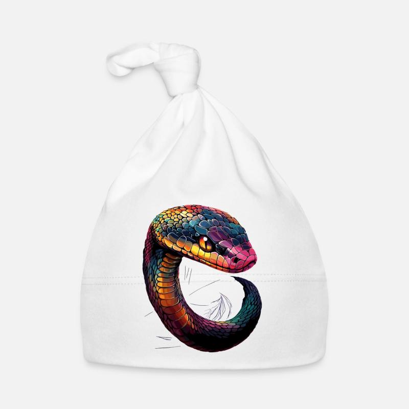 snake, python, cobra, rattlesnake, snakes Organic Baby Cap