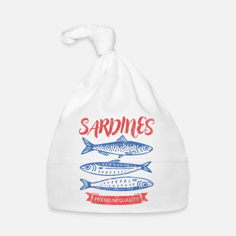 Sardinen Baby Bio-Mütze