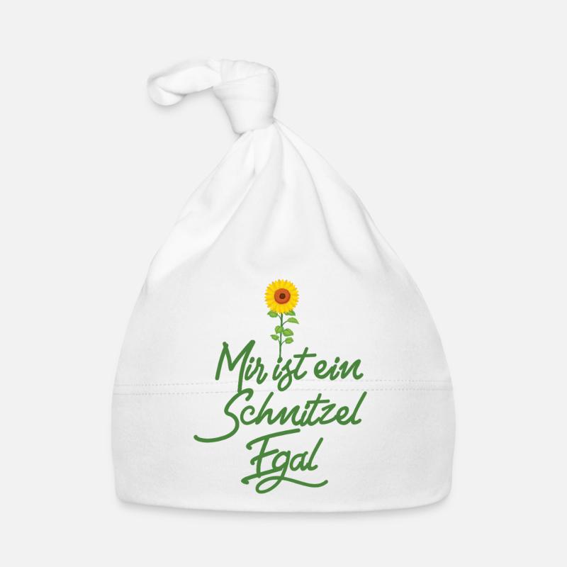 Mir ist ein Schnitzel egal Baby Bio-Mütze