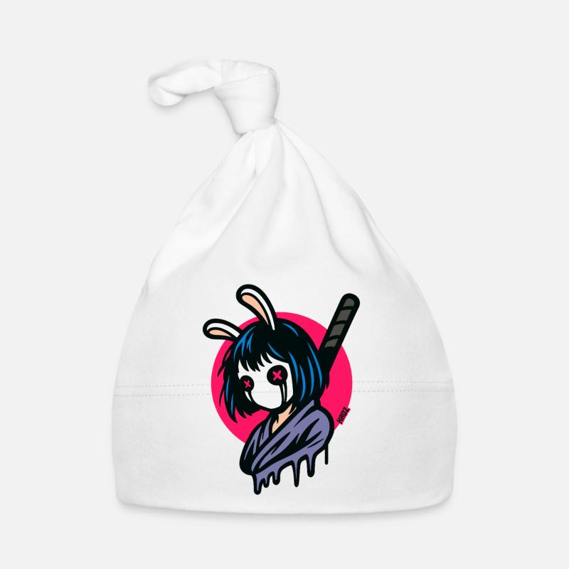 Bunny Masks Samurai Warrior Organic Baby Cap