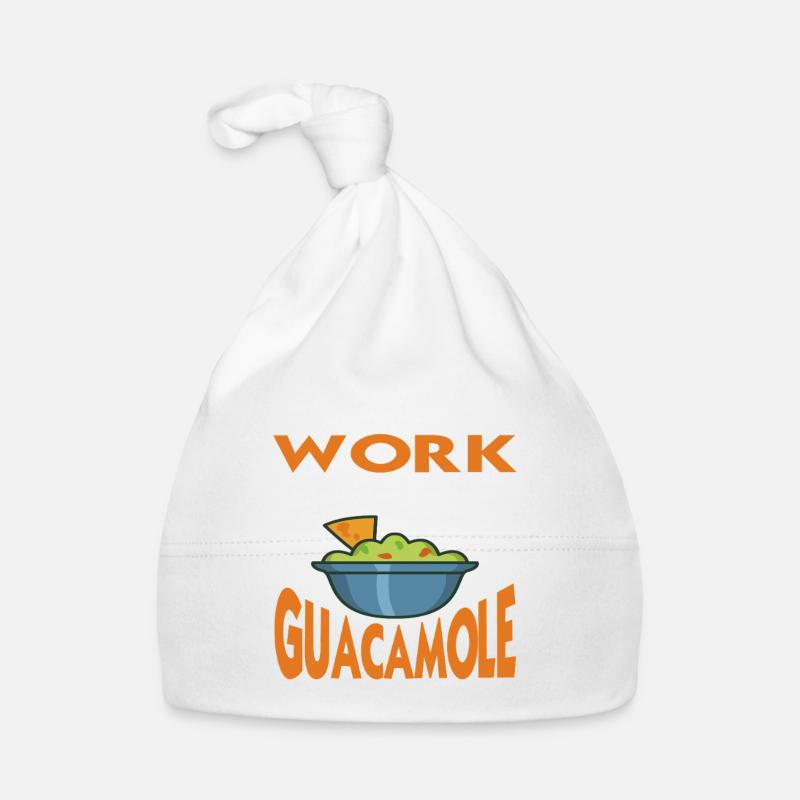 I'm Done With Work Let's Eat Guacamole Baby Bio-Mütze