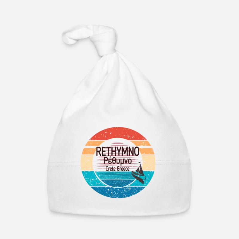 Symbole de la Grèce garde-robe de vacances Bonnet bio Bébé