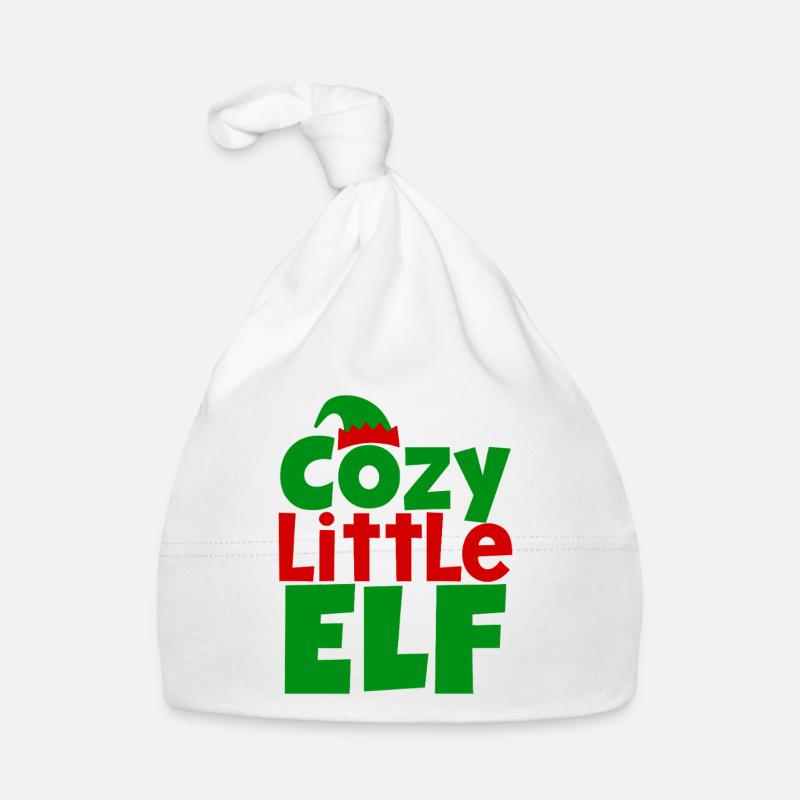 Cozy Little Elf - Elfe de Noël douillet Bonnet bio Bébé