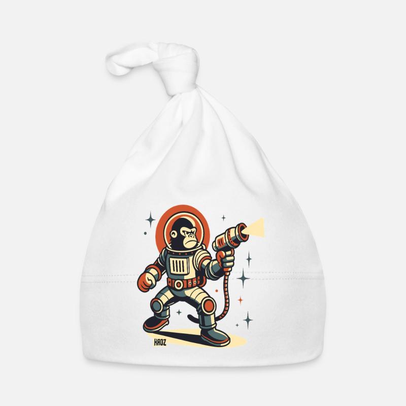 Space Monkey astronaute Blaster laser Bonnet bio Bébé