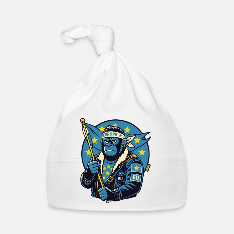 EU Gorilla Biker Stil Baby Bio-Mütze