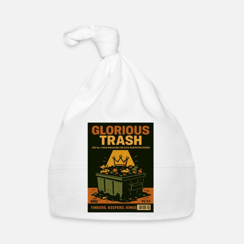 Glorious Garbage Container Magazine Organic Baby Cap