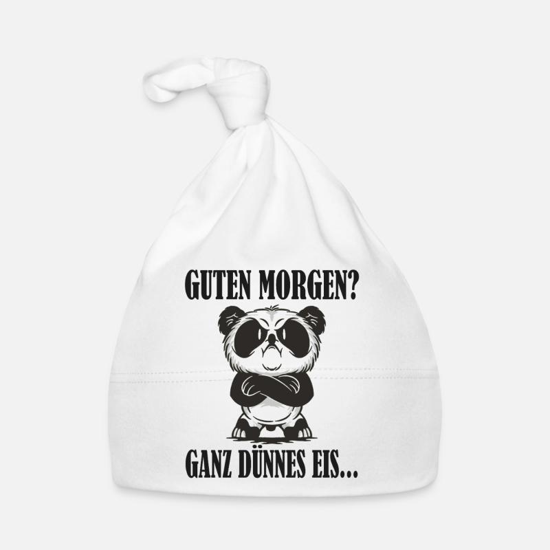 Good Morning Panda Glace très fine Bonnet bio Bébé