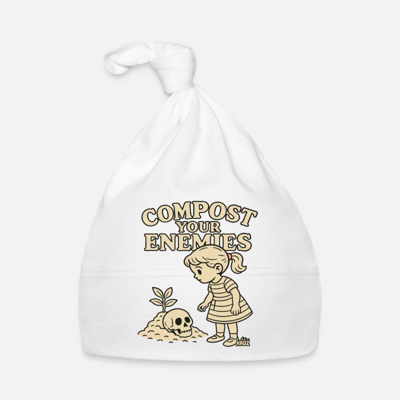 Kompostiere deine Feinde Baby Bio-Mütze