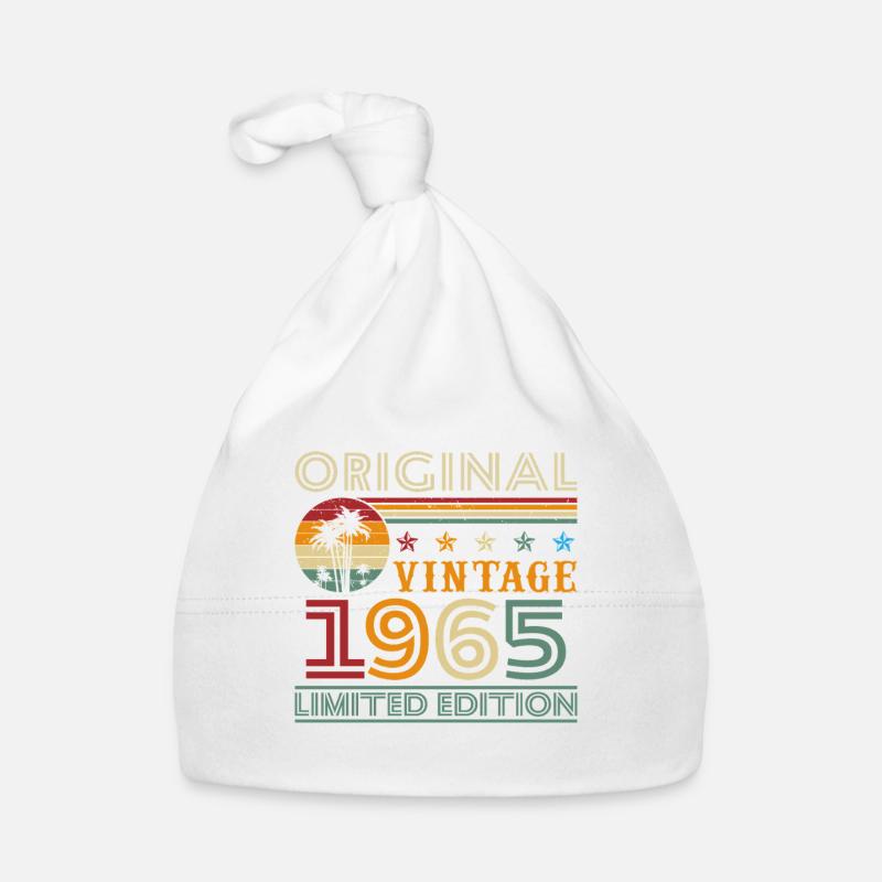 1965 Vintage Retro Geburtstagsgeschenk Baby Bio-Mütze