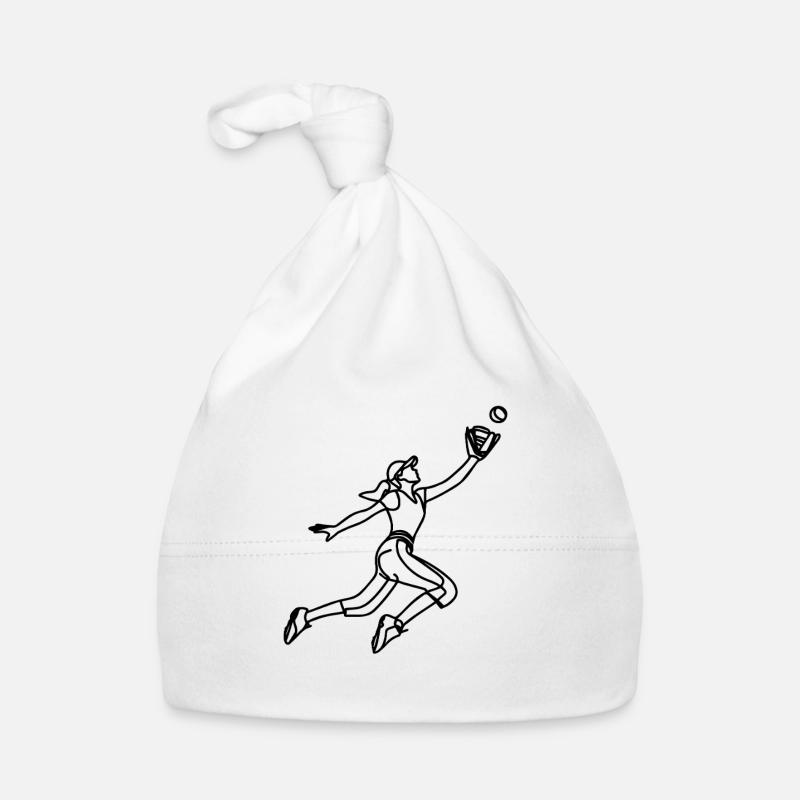 Baseballerin Baby Bio-Mütze