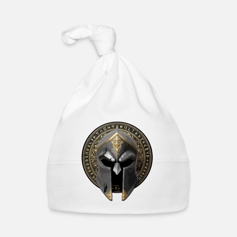 Spartaner Helm Gladiator Baby Bio-Mütze