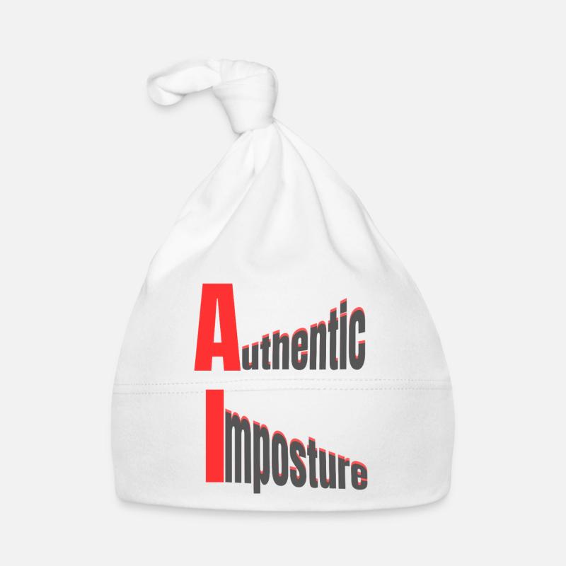 IA – Imposture authentique – Design graphique fort Bonnet bio Bébé