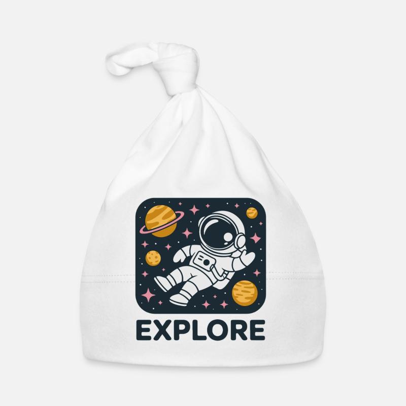 Explorez l’astronaute de l’espace Bonnet bio Bébé