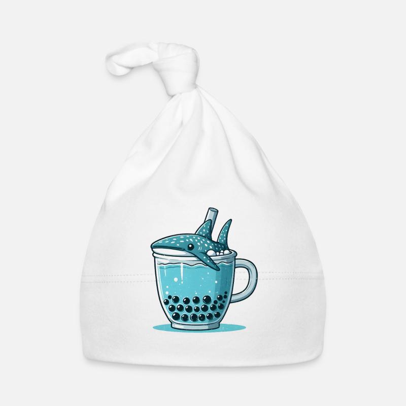 Walhai Bubble Tea Baby Bio-Mütze