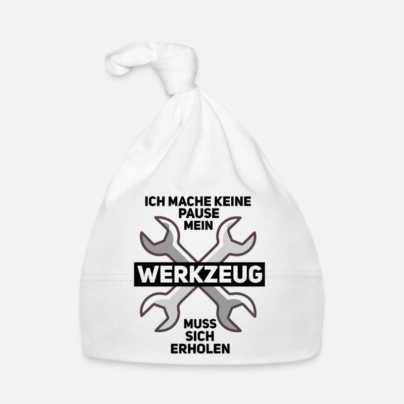 Ohne Werkzeug läuft nix Baby Bio-Mütze