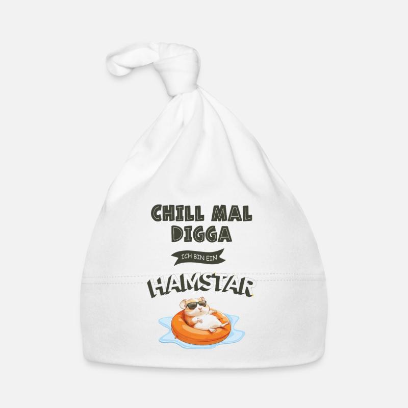 Chill mal Digga – Chemise Hamstar Fun Bonnet bio Bébé