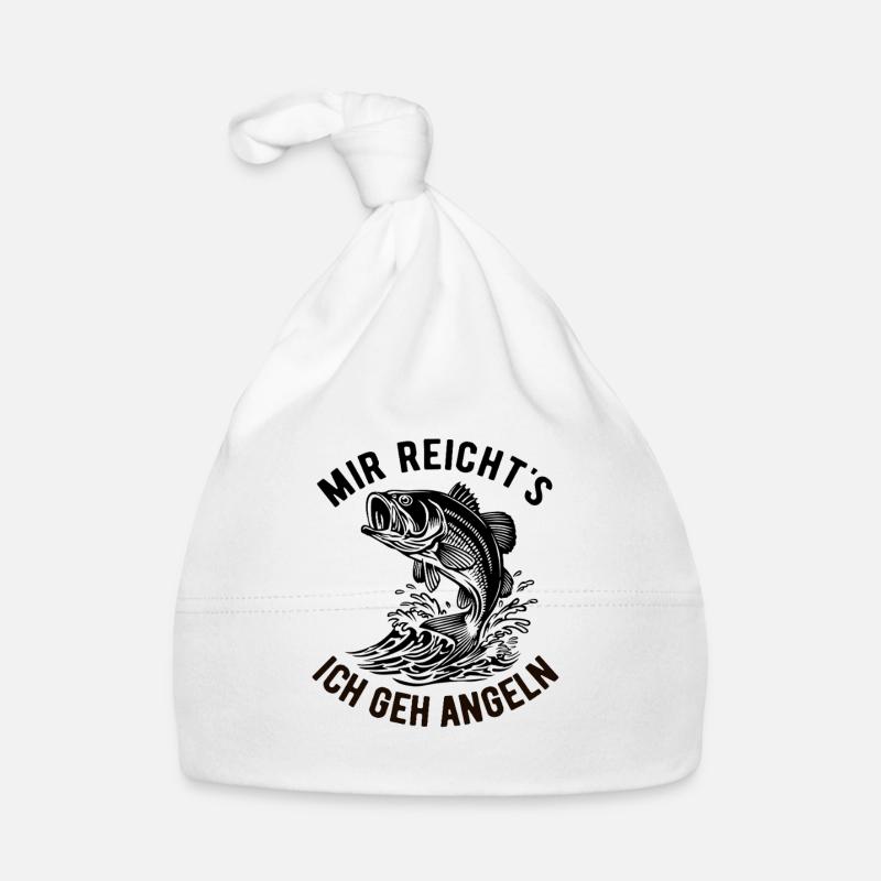 I've had enough, I'm going fishing - saying Organic Baby Cap