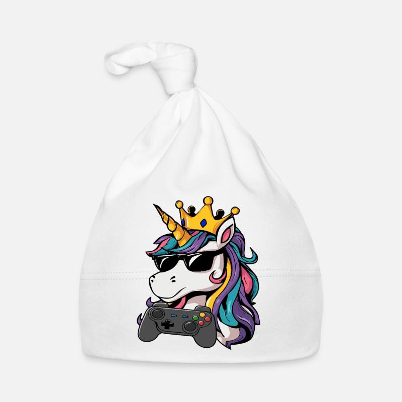 Einhorn gaming controller Baby Bio-Mütze