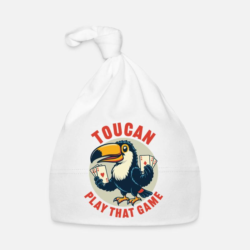 Toucan joue à ce jeu Bonnet bio Bébé
