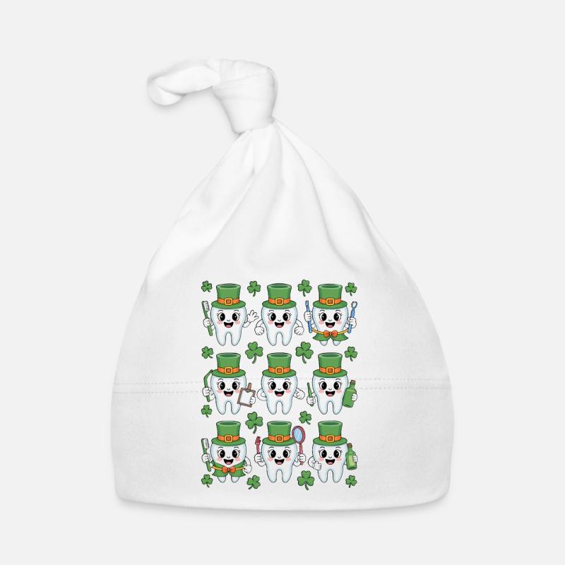 Funny Dentist St Patricks Day Organic Baby Cap