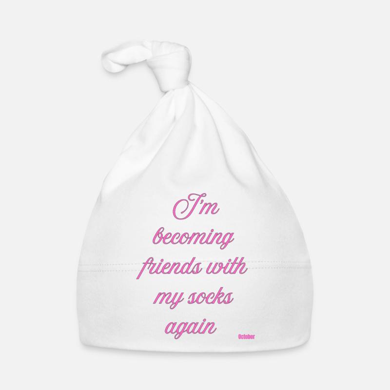 Redevenir ami avec mes chaussettes Bonnet bio Bébé