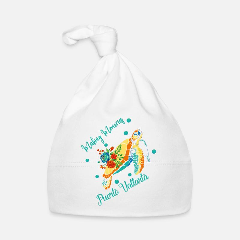 Souvenirs de vacances à Puerto Vallarta Bonnet bio Bébé