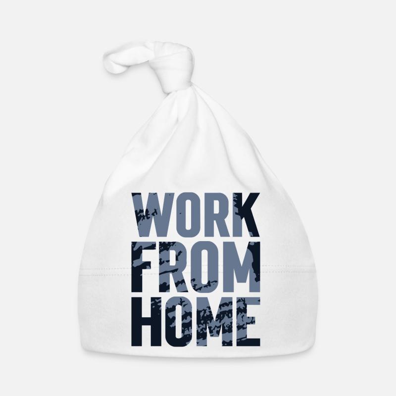 Work from Home Textured Organic Baby Cap