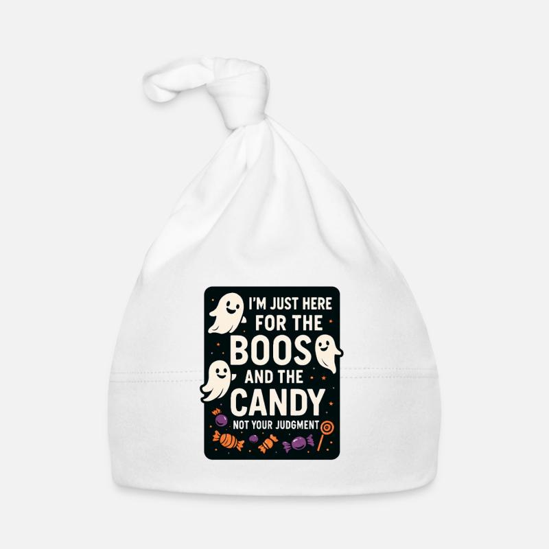 Halloween - Fun Ghosts Organic Baby Cap