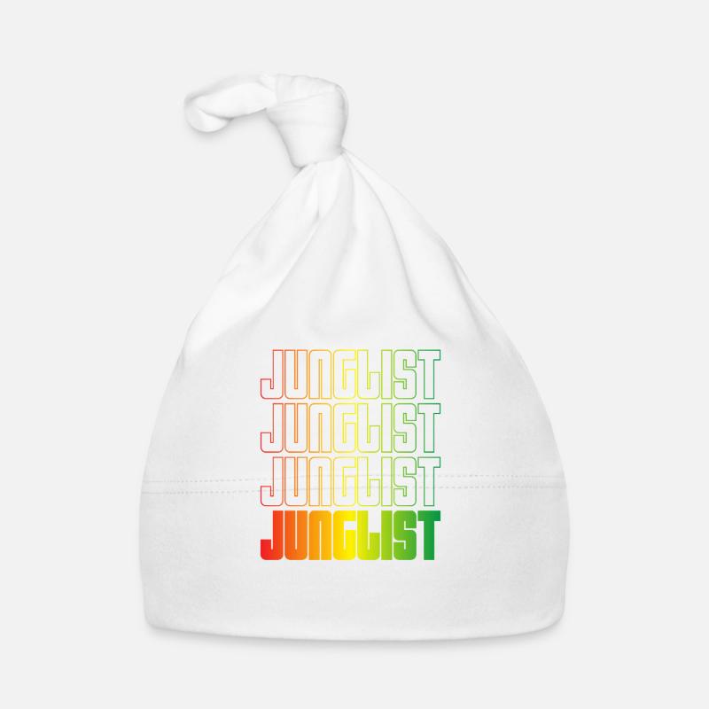 Junglist Gradient Text DNB Organic Baby Cap