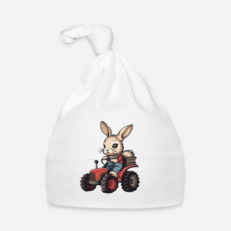 Éleveur de tracteurs de lapin Bonnet bio Bébé