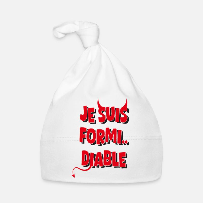 Je suis formidable Diable Bonnet bio Bébé