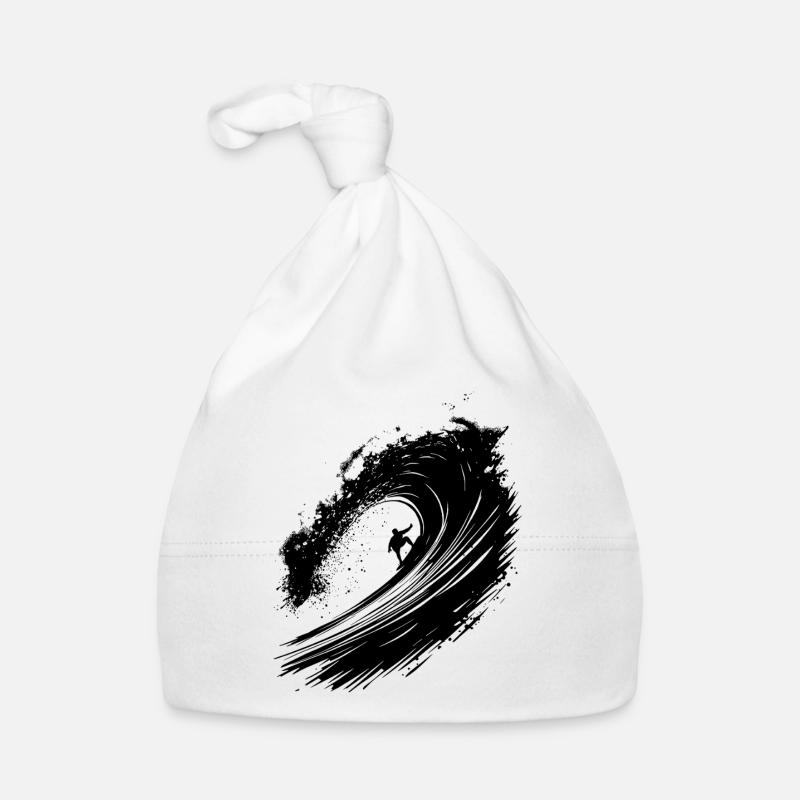 Surf Surfeur énergique Design Surf Bonnet bio Bébé