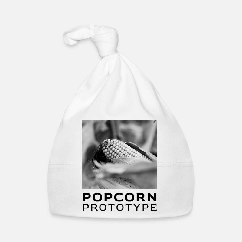 Monochrome corn cob in focus Organic Baby Cap