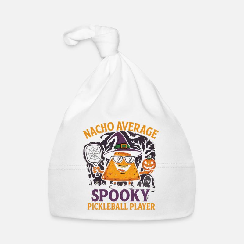 Conception de Pickleball effrayante de Nacho Average Bonnet bio Bébé