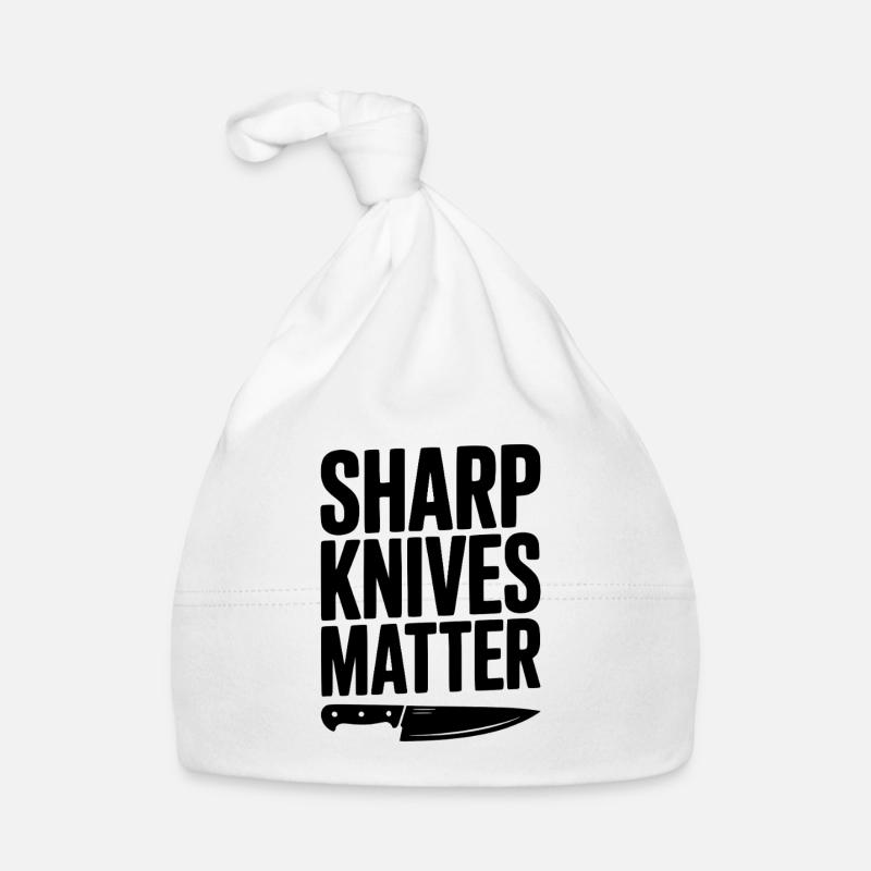 Sharp Knives Matter Organic Baby Cap