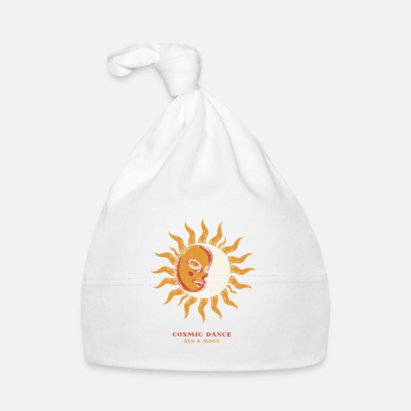 Cosmic Dance Sun and Moon Organic Baby Cap