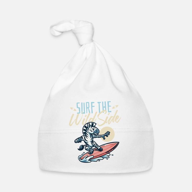 Surfen Sie auf der wilden Seite Baby Bio-Mütze