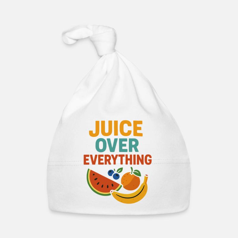 Juice Over Everything – Fruit Design Organic Baby Cap