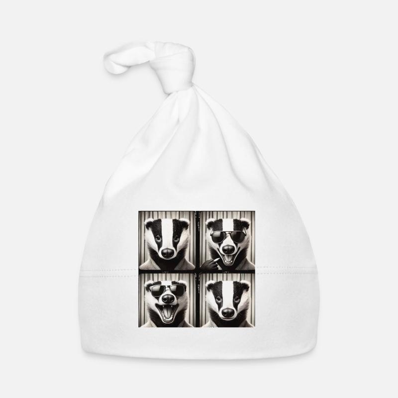 Badger Sunglasses Collage Organic Baby Cap