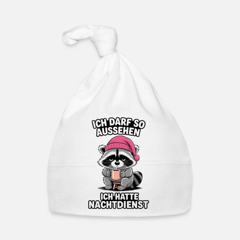 Infirmière soignante de nuit Bonnet bio Bébé