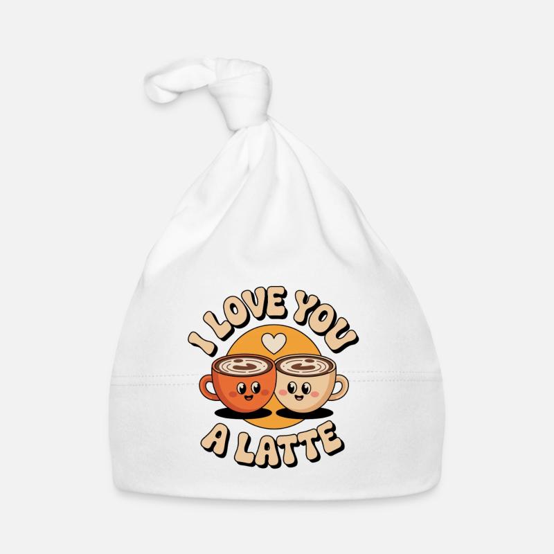 Je t’aime un latte Bonnet bio Bébé