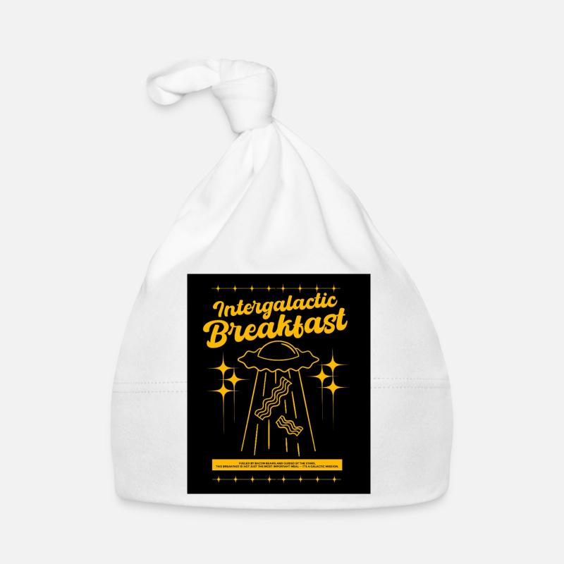 Intergalactic Breakfast Organic Baby Cap