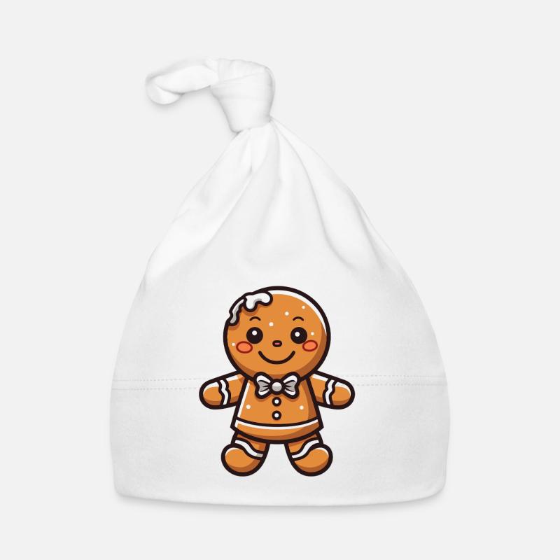 Weihnachten Lebkuchen Backen Keks Baby Bio-Mütze