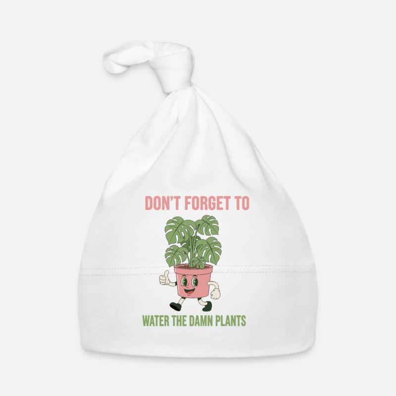 Don't forget the plants Organic Baby Cap