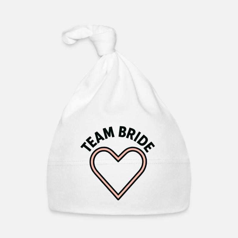 EVJF EVG Equipe de la mariée - TEAM BRIDE Bonnet bio Bébé