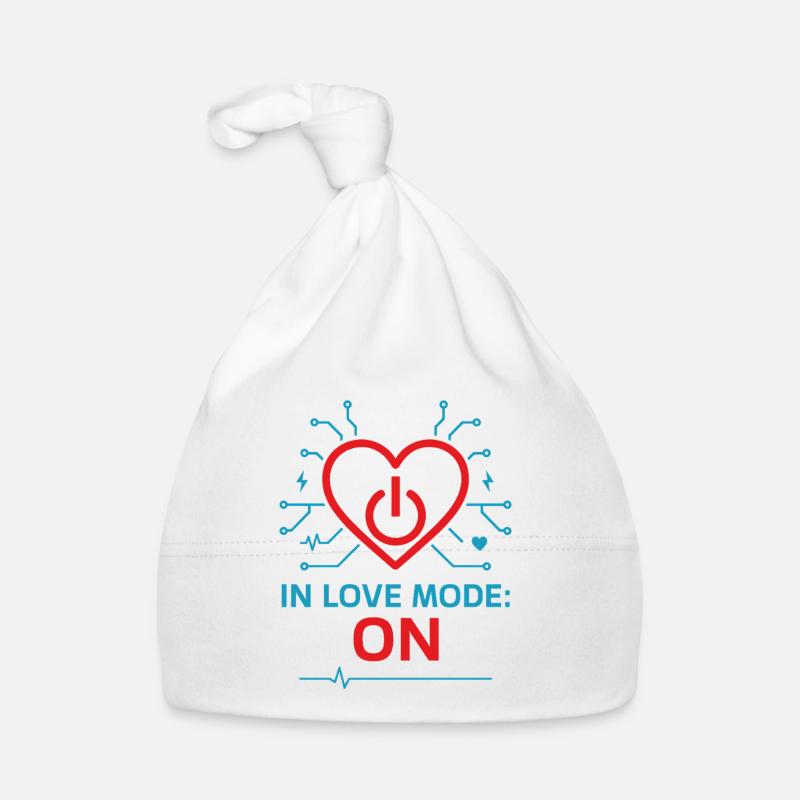 Computer scientist in love, technician Organic Baby Cap