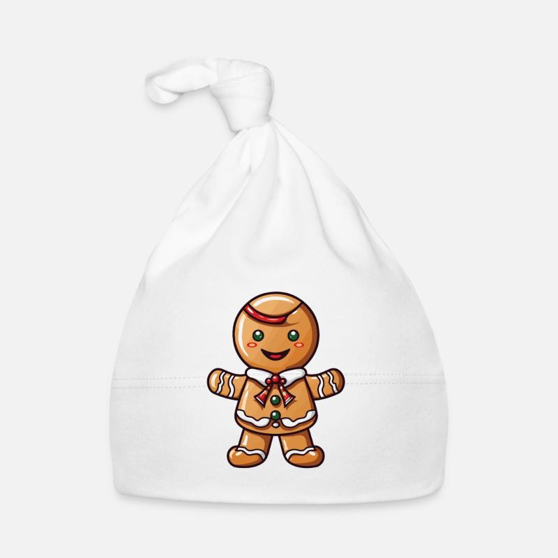 Weihnachten Lebkuchen Backen Keks Baby Bio-Mütze